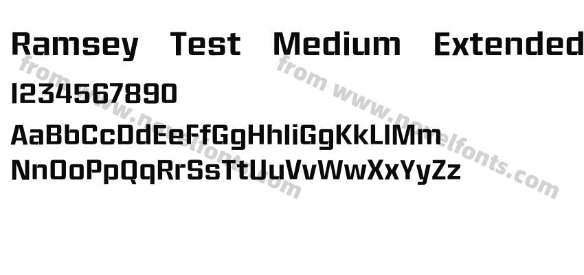 Ramsey Test Medium ExtendedPreview