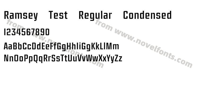 Ramsey Test Regular CondensedPreview