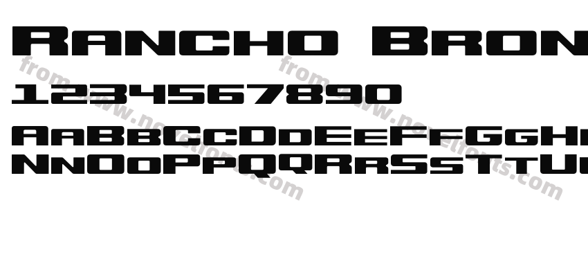 Rancho Bronco RegularPreview