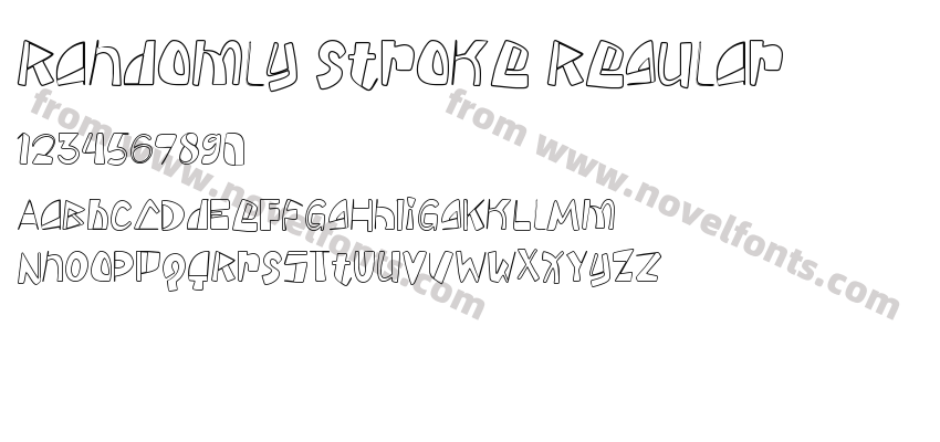 Randomly Stroke RegularPreview