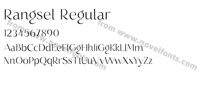 Rangsel RegularPreview