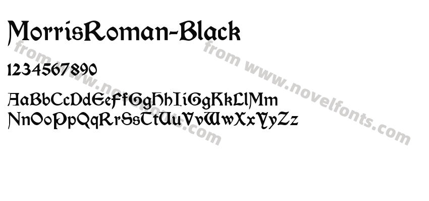 Morris Roman BlackPreview