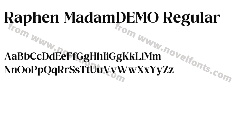 Raphen MadamDEMO RegularPreview