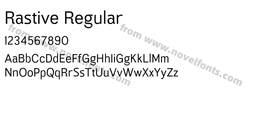 Rastive RegularPreview