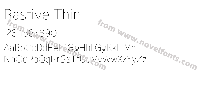 Rastive ThinPreview