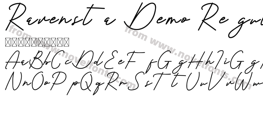 Ravensta Demo RegularPreview