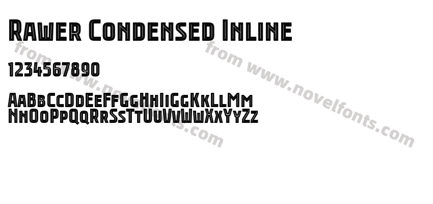 Rawer Condensed InlinePreview