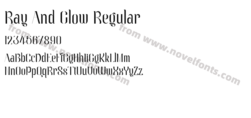 Ray And Glow RegularPreview