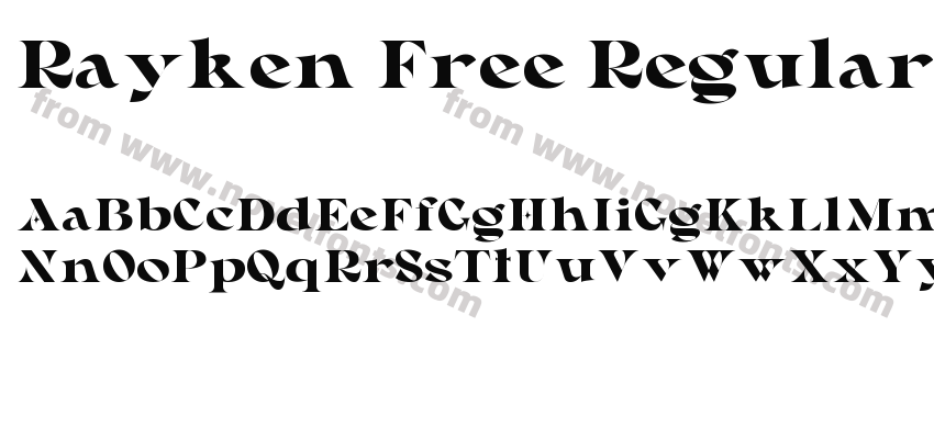 Rayken Free RegularPreview