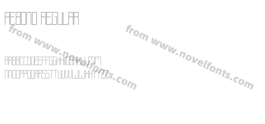 Rebond RegularPreview