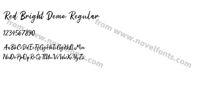 Red Bright Demo RegularPreview