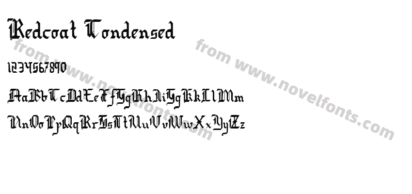 Redcoat CondensedPreview