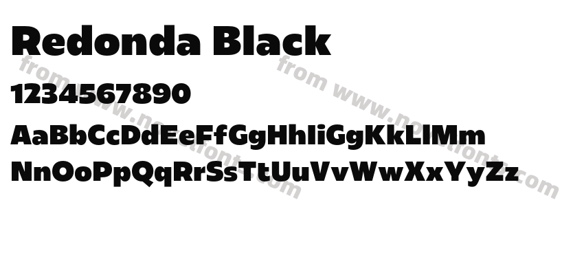 Redonda BlackPreview