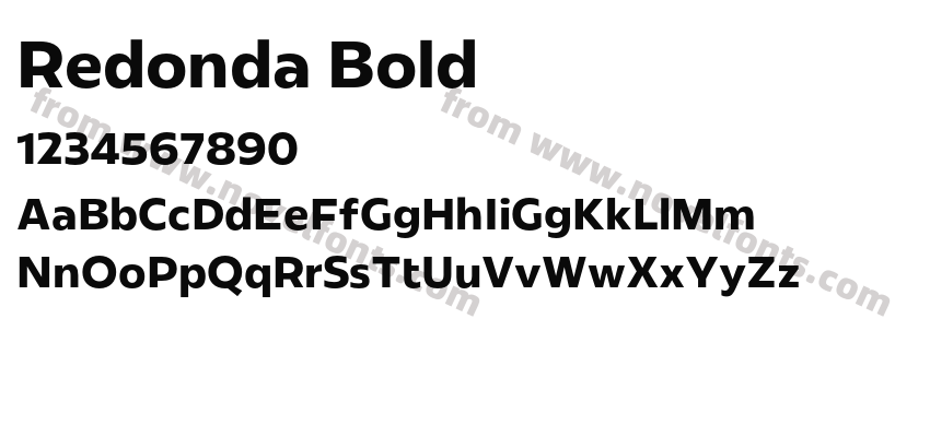 Redonda BoldPreview