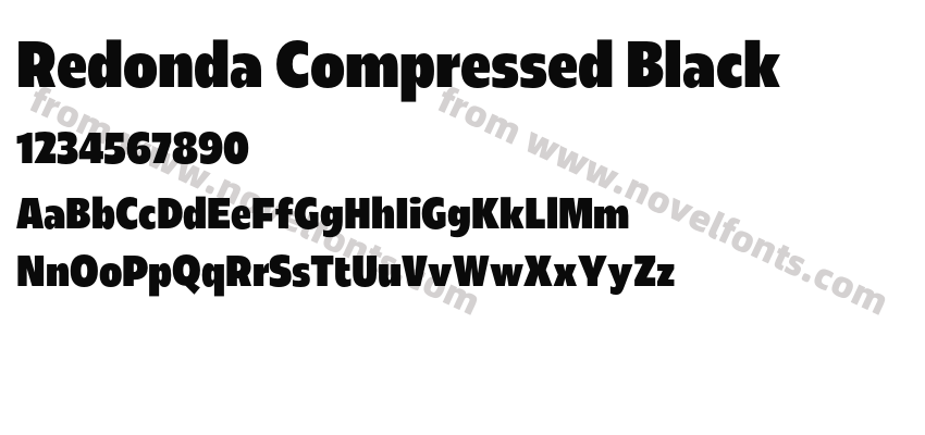 Redonda Compressed BlackPreview