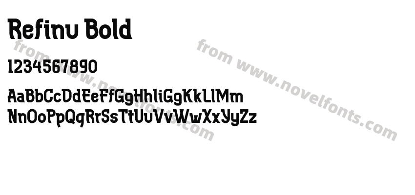 Refinu BoldPreview