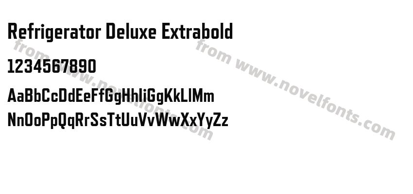 Refrigerator Deluxe ExtraboldPreview