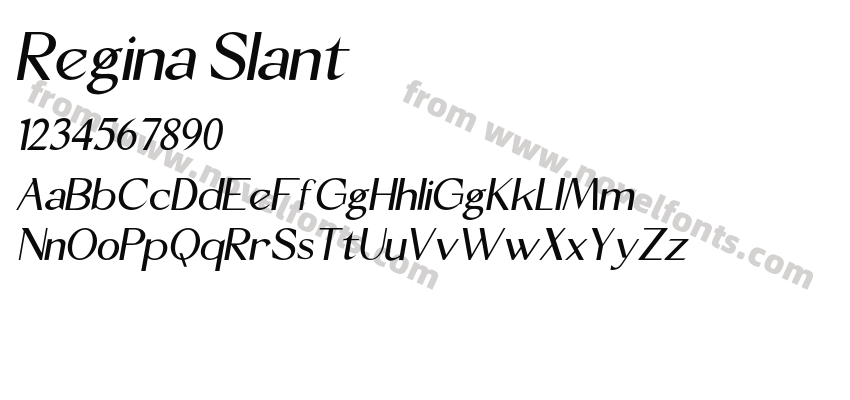 Regina SlantPreview