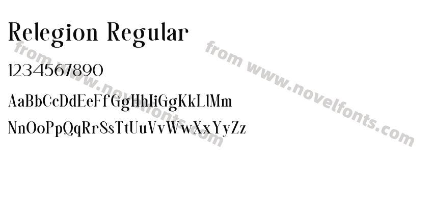 Relegion RegularPreview