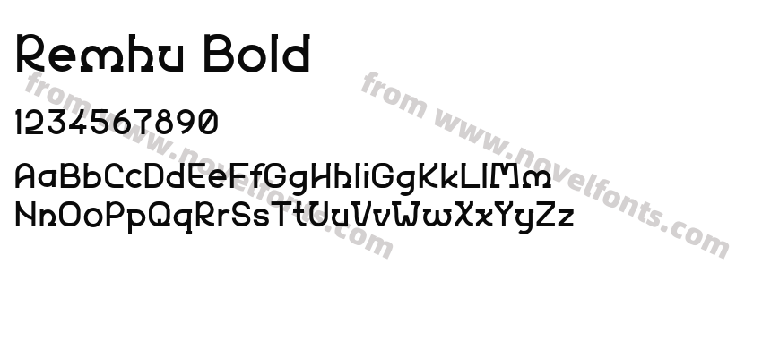 Remhu BoldPreview