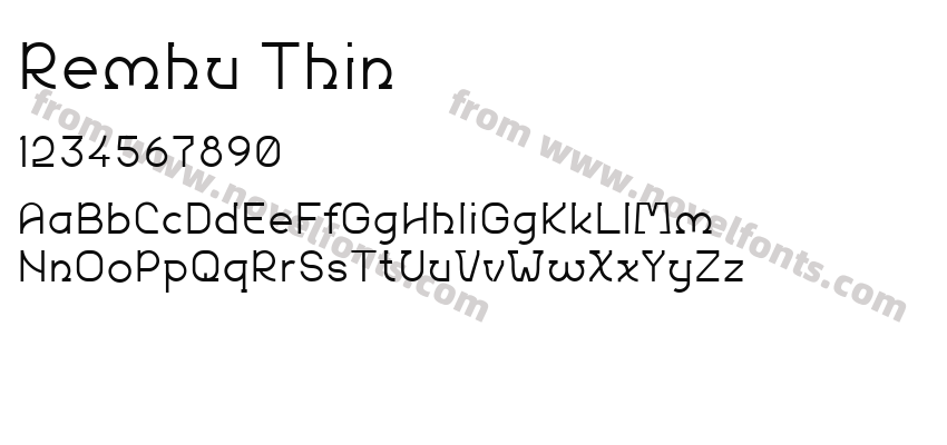 Remhu ThinPreview