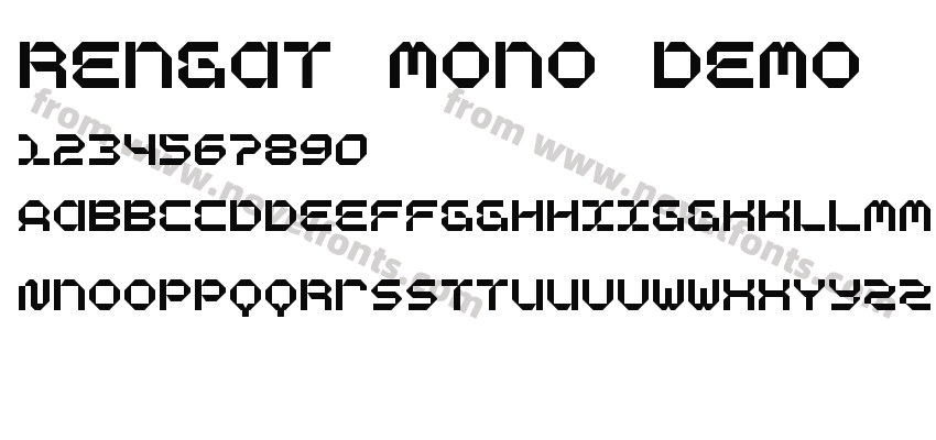 Rengat Mono DemoPreview