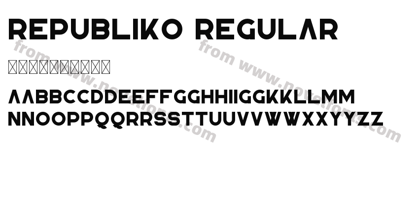 Republiko RegularPreview
