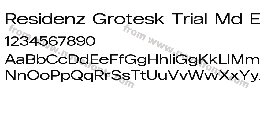 Residenz Grotesk Trial Md Exra WiPreview