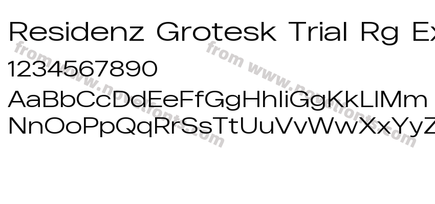 Residenz Grotesk Trial Rg Exra WiPreview