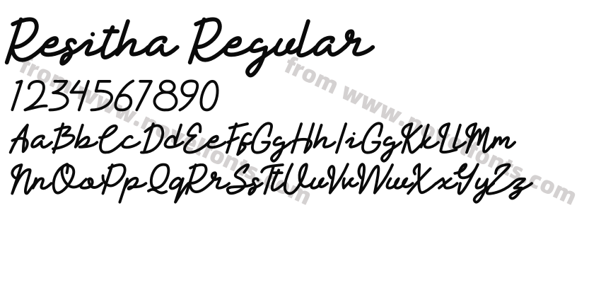 Resitha RegularPreview