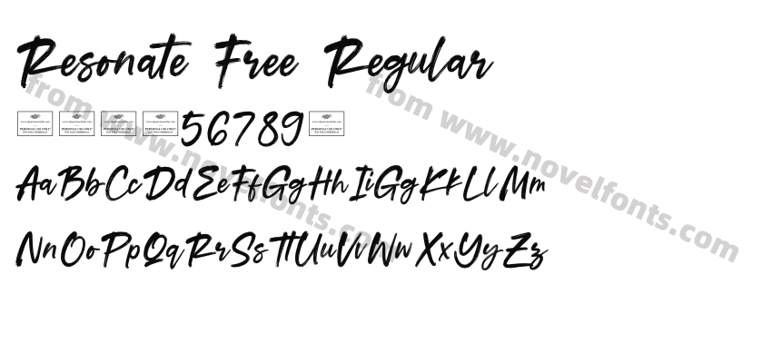 Resonate Free RegularPreview
