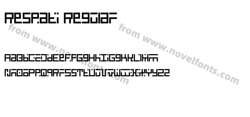Respati RegularPreview