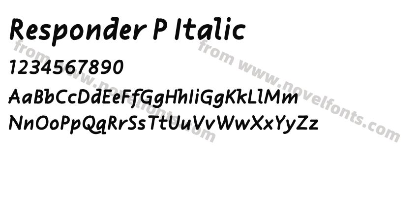 Responder P ItalicPreview