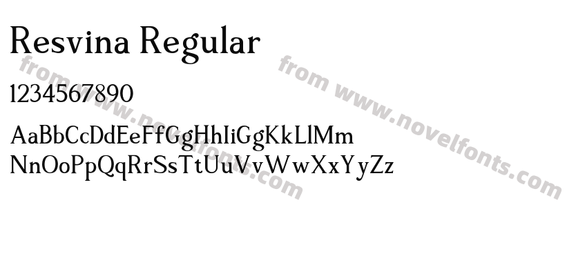 Resvina RegularPreview