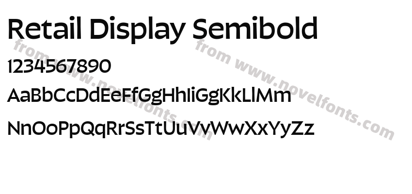 Retail Display SemiboldPreview