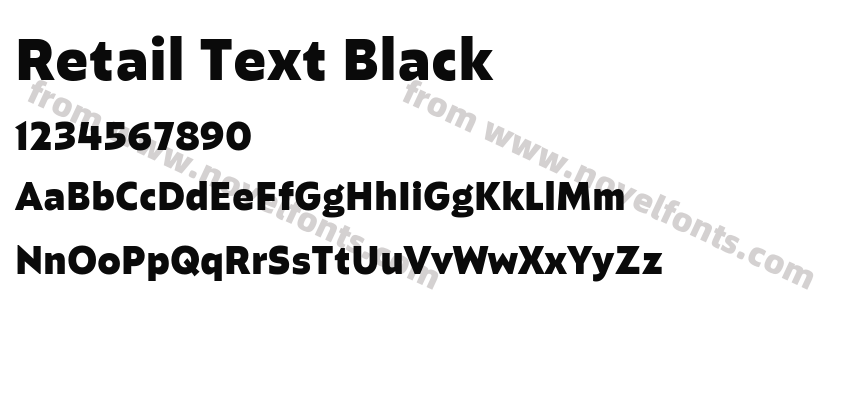 Retail Text BlackPreview