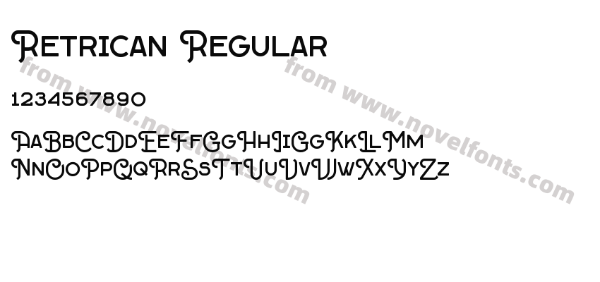 Retrican RegularPreview