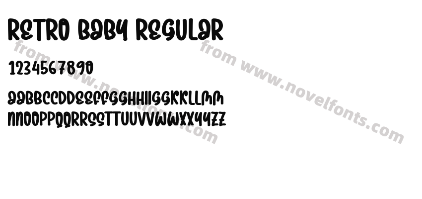 Retro Baby RegularPreview