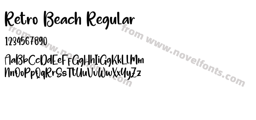 Retro Beach RegularPreview