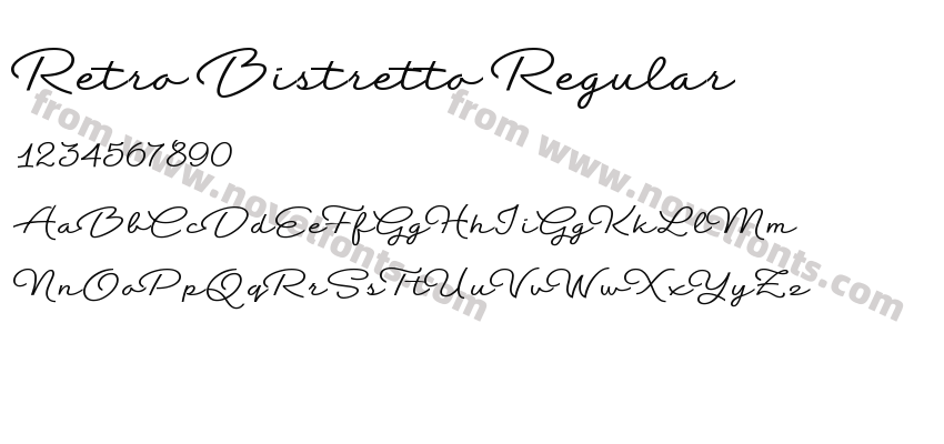 Retro Bistretto RegularPreview