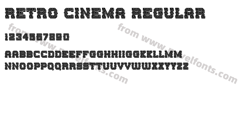 Retro Cinema RegularPreview