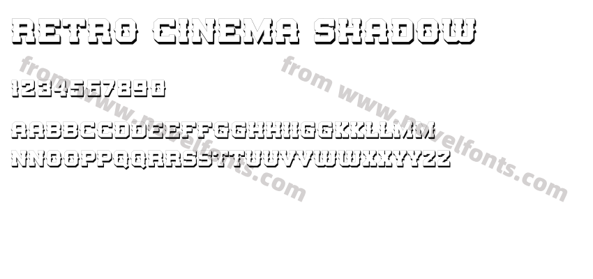 Retro Cinema ShadowPreview