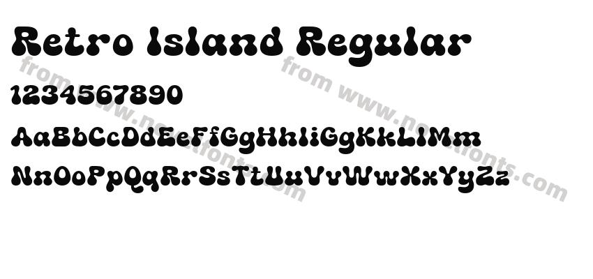 Retro Island RegularPreview
