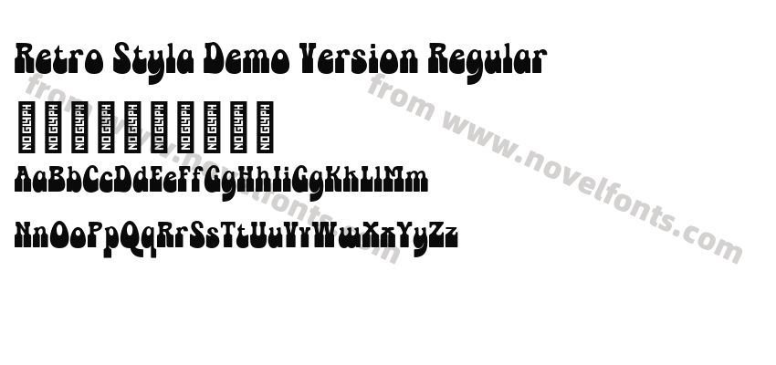 Retro Styla Demo Version RegularPreview