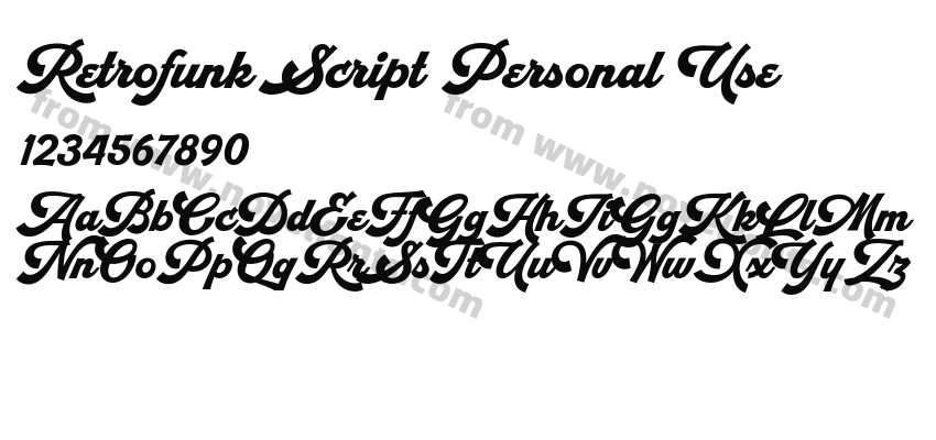 Retrofunk Script Personal UsePreview