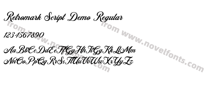 Retromark Script Demo RegularPreview