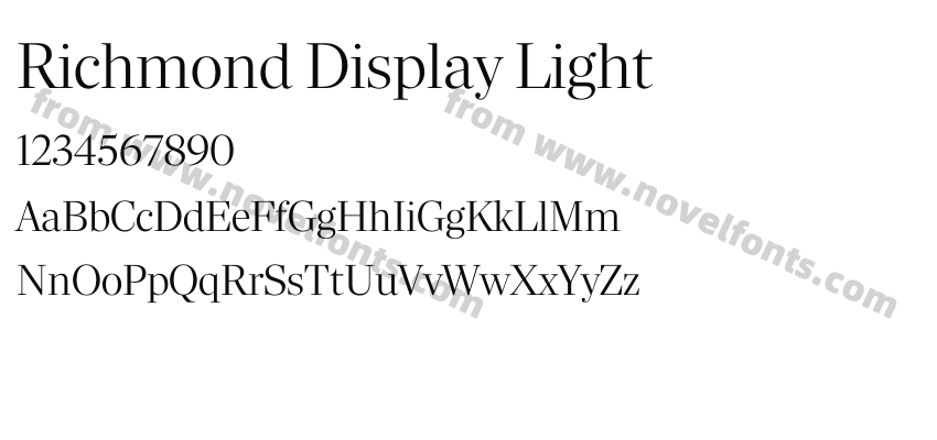 Richmond Display LightPreview