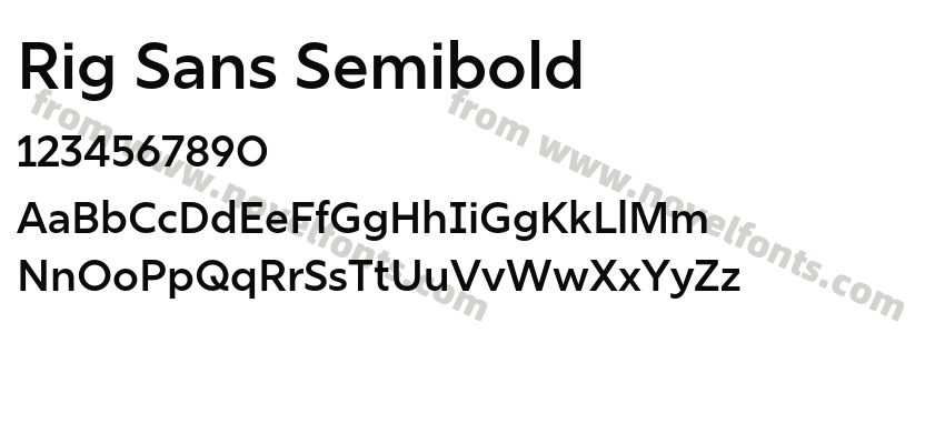 Rig Sans SemiboldPreview