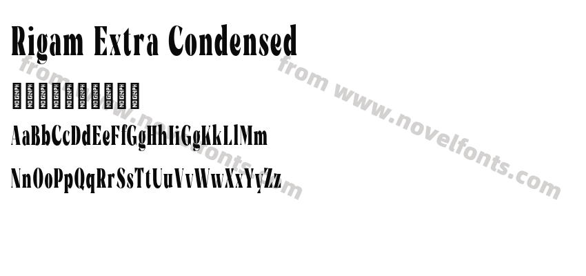 Rigam Extra CondensedPreview