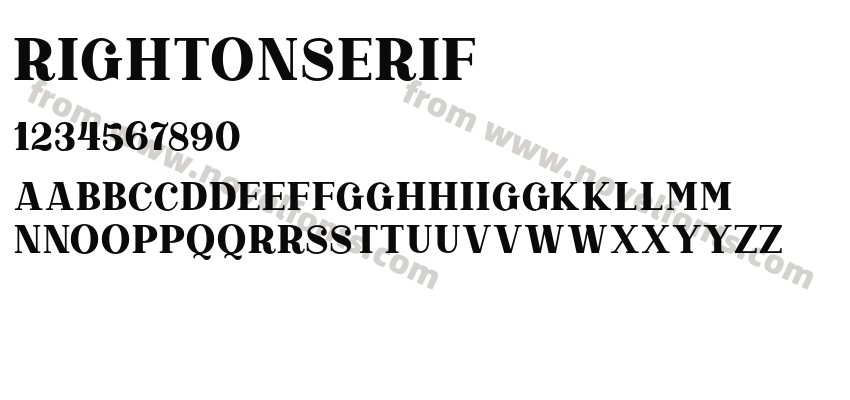 RightonserifPreview